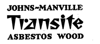 JOHNS-MANVILLE TRANSITE ASBESTOS WOOD logo