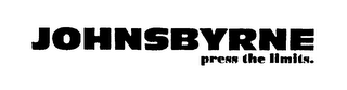 JOHNSBYRNE PRESS THE LIMITS. logo