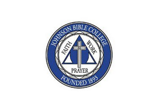 JOHNSON BIBLE COLLEGE FOUNDED 1893 FAITH PRAYER WORK logo