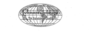 JOHNSON & JOHNSON THE SIGNATURE OF QUALITY logo