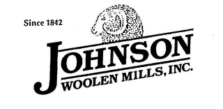 JOHNSON WOOLEN MILLS, INC. SINCE 1842 logo