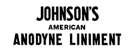 JOHNSON'S AMERICAN ANODYNE LINIMENT logo