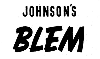 JOHNSON'S BLEM logo