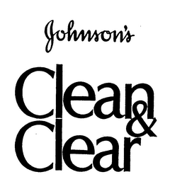 JOHNSON'S CLEAN & CLEAR logo