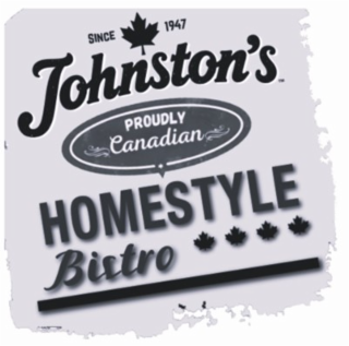 JOHNSTON'S HOMESTYLE BISTRO SINCE 1947 PROUDLY CANADIAN logo