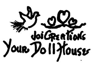 JOI CREATIONS YOUR DOLL HOUSE logo
