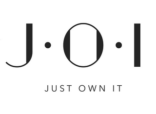 J.O.I. JUST OWN IT logo