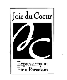 JOIE DU COEUR JC EXPRESSIONS IN FINE PORCELAIN logo