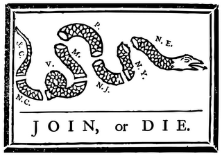 JOIN, OR DIE. S.C. N.C. V. M. P. N.J. N.Y. N.E. logo