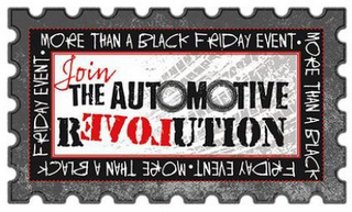 JOIN THE AUTOMOTIVE REVOLUTION · MORE THAN A BLACK FRIDAY EVENT · MORE THAN A BLACK FRIDAY EVENT  · MORE THAN A BLACK FRIDAY EVENT logo