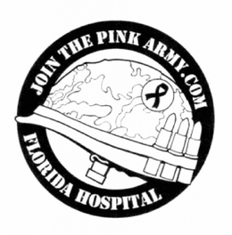 JOIN THE PINK ARMY.COM FLORIDA HOSPITAL logo
