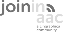 JOININ AAC A LINGRAPHICA COMMUNITY logo