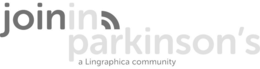 JOININ PARKINSON'S A LINGRAPHICA COMMUNITY logo