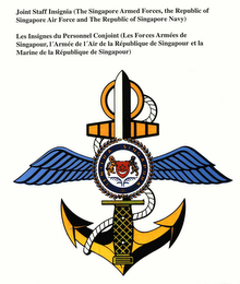 JOINT STAFF INSIGNIA (THE SINGAPORE ARMED FORCES, THE REPUBLIC OF SINGAPORE AIR FORCE AND THE REPUBLIC OF SINGAPORE NAVY) logo