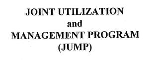 JOINT UTILIZATION AND MANAGEMENT PROGRAM (JUMP) logo
