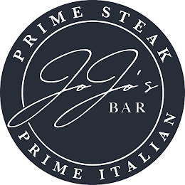 JOJO'S BAR PRIME STEAK PRIME ITALIAN logo