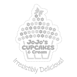 JOJO'S CUPCAKES & CREAM IRRESISTIBLY DELICIOUS! logo
