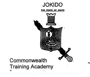 JOKIDO THE TOUCH OF DEATH COMMONWEALTH TRAINING ACADEMY logo