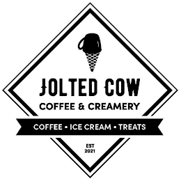 JOLTED COW COFFEE & CREAMERY COFFEE · ICE CREAM · TREATS EST 2021 logo