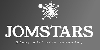 JOMSTARS STARS WILL RISE EVERYDAY logo