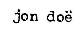 JON DOE logo