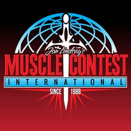 JON LINDSAY'S MUSCLE CONTEST INTERNATIONAL SINCE 1988 logo