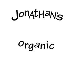 JONATHAN'S ORGANIC logo