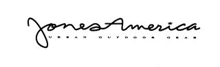 JONES AMERICA URBAN OUTDOOR GEAR logo