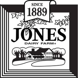 JONES DAIRY FARM SINCE 1889 logo