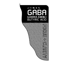 JONES GABA GAMMA AMINO BUTYRIC ACID FOCUS + CLARITY logo