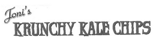 JONI'S KRUNCHY KALE CHIPS logo