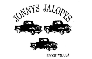 JONNYS JALOPYS BROOKLYN, USA logo