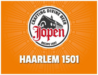 JOPEN CRAFTING DIVINE BEER RECIPE 1407 HAARLEM 1501 logo