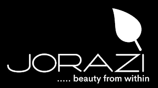 JORAZI .....BEAUTY FROM WITHIN logo