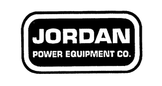 JORDAN POWER EQUIPMENT CO. logo