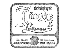 JORGHE I AMARO LICENZA IDRATI GRADI L'ERBAMARO DISTILLATI LIQUORI ASOLO(TREVISO) LA ROCCA D'ASOLO logo