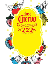JOSE CUERVO ANNIVERSARY 1795 222 2017 logo