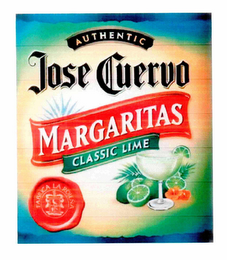 JOSE CUERVO AUTHENTIC MARGARITAS CLASSIC LIME FABRICA LA ROJENA logo