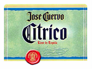 JOSE CUERVO CITRICO LICOR DE TEQUILA JOSE CUERVO FABRICA LA ROJENA TEQUILA logo