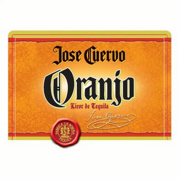 JOSE CUERVO ORANJO LICOR DE TEQUILA JOSE CUERVO FABRICA LA ROJENA TEQUILA logo