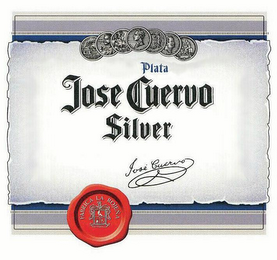 JOSE CUERVO SILVER PLATA JOSÉ CUERVO FABRICA LA ROJENA logo