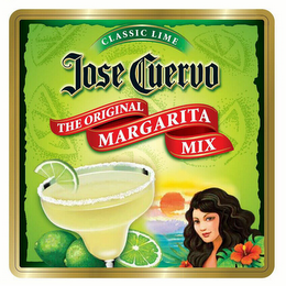 JOSE CUERVO THE ORIGINAL MARGARITA MIX CLASSIC LIME logo