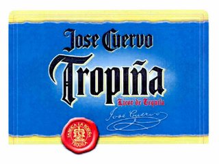 JOSE CUERVO TROPINA LICOR DE TEQUILA JOSE CUERVO FABRICA LA ROJENA TEQUILA logo