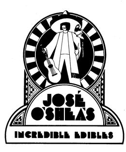 JOSE O'SHEA'S INCREDIBLE EDIBLES logo