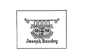 JOSEPH BOUDRY 1808 BON VIN logo