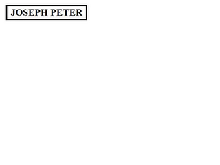 JOSEPH PETER logo