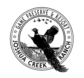 JOSHUA CREEK RANCH GAME PRESERVE & RESORT logo