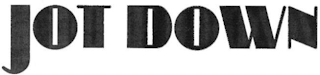 JOT DOWN logo