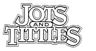 JOTS AND TITTLES logo