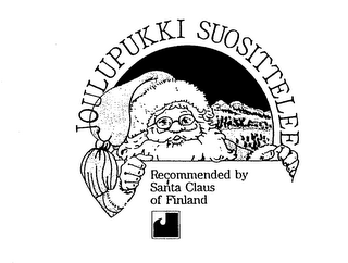 JOULUPUKKI SUOSITTELEE RECOMMENDED BY SANTA CLAUS OF FINLAND logo